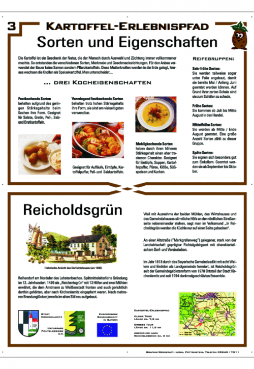 Kartoffelerlebnispfad Tafel 3