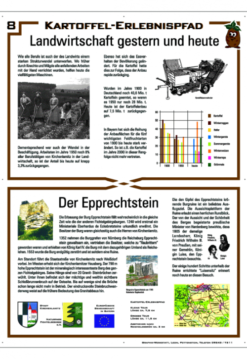 Kartoffelerlebnispfad Tafel 8